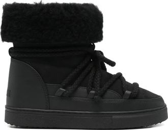 INUIKII Matilda leather sneakers - women - Fabric/Polyester/Polyurethane/Leather/Rubber - 36 - Black