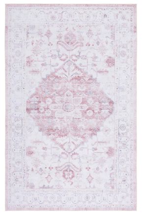 Safavieh Alfombra pelo de poli&eacute;ster beige / rojo 244 x 305 cm