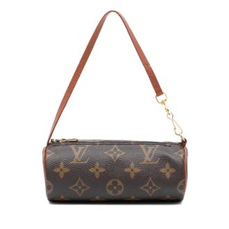 Louis Vuitton Pre-owned Womens Monogram Papillon Pochette - Brown Textile - One Size