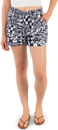 Hurley Beach Club Cotton Blend Shorts in Eclipse at Nordstrom, Size X-Small