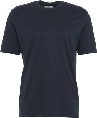Stefan Brandt Blauw Katoenen T-shirt voor Mannen - Heren - T-shirts - Blauw - M - Katoen - Tops