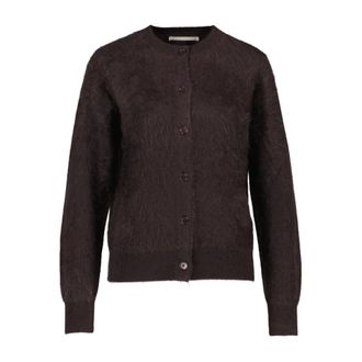 Mercer Amsterdam Truien & Vesten, Dames, Bruin, XL, Kasjmier, Cardigans