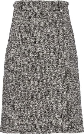Dolce & Gabbana Midi Rok - Dames - Midirokken - Zwart - S - Rokken