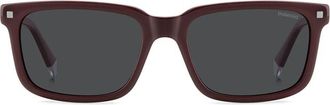 Polaroid PLD 4174/S/X Polarized LHF/M9 Mens Sunglasses Burgundy Size 55
