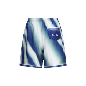 Casablanca Mens Blue Silk Bermuda Shorts
