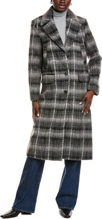 NVLT Nvlt Brushed Wool-Blend Boyfriend Coat