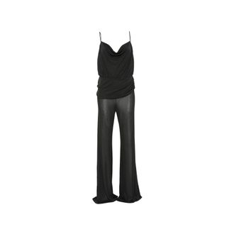 Andamane Carla Draped Cowl-neck Jumpsuit