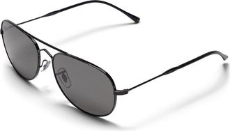 Ray-Ban 0RB3735 Bain Bridge Polarized Fashion Sunglasses Black : 60mm
