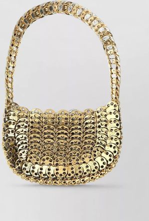 Paco Rabanne moon flip reversible chainmail mini shoulder bag