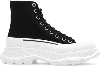 Alexander McQueen Hoge sneakers - Dames - Sneakers - Zwart - 39 EU - Schoenen