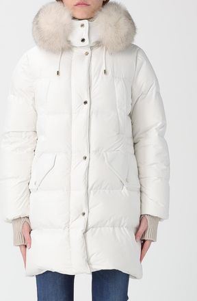 Moorer Piumino Talassa trapuntato Moorer in nylon e inserto in pelliccia