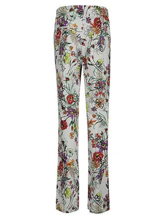 5 Progress Floral-Printed Cotton Trousers - Light Grey