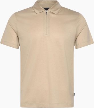 HUGO BOSS Mens BOSS Black H Paras 50 Polo shirt 286 Open Beige - Tan - Size: 46