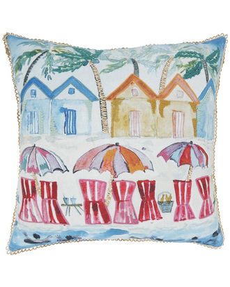 Saro Lifestyle Outdoor Square Pillow