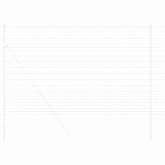 Berkfield Home Modern Field Fence 1.5x50 m Galvanised Steel in Silver