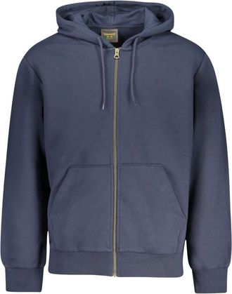 Timberland Hoodie met lange mouwen - Heren - Vesten met rits - Blauw - S - Hoodies & sweatvesten