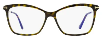 Tom Ford TF5687-B Blue Block Eyeglasses - Havana