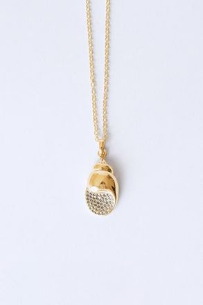 Classicharms Lexi Seashell Pendant Necklace in Gold at Nordstrom