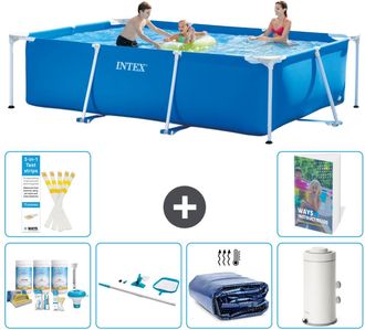 Intex Piscina Con Estructura Rectangular - 300x200x75 Cm - 7-piezas S93