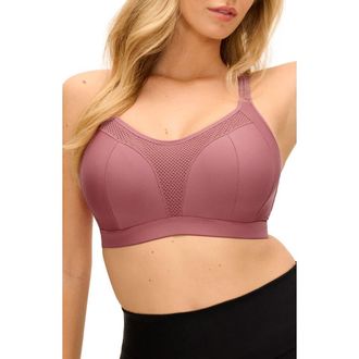 Fantasie Elevate Underwire Sports Bra in Rose at Nordstrom, Size 34Dd