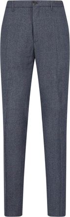 Incotex Grey Slim-Fit Virgin Wool Trousers