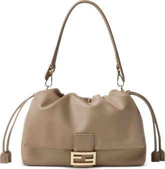 Fendi Large Baguette Soft Logo-plaque Tote Bag