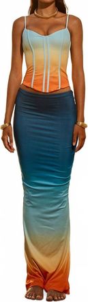 Runaway The Label Aleo Maxi Skirt In Pina Colada