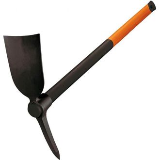 Fiskars Pico Forjado De Obrero De V&iacute;a De Boca Amplio, Longitud: 90 Cm, Peso: 3 Kg (por 3)