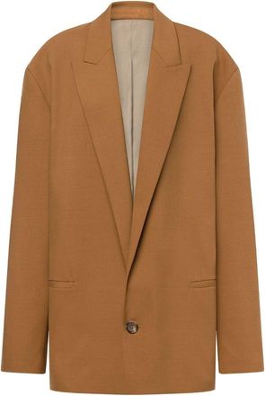 Philosophy di Lorenzo Serafini single-breasted blazer - women - Elastane/Polyester/Wool - 40 - Brown