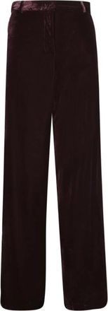 Blanca Vita Paarse Broek voor Vrouwen - Dames - Wijde Broeken - Paars - 2XS - Broeken