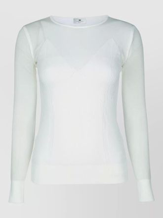 Elisabetta Franchi knit top fitted silhouette long sleeves