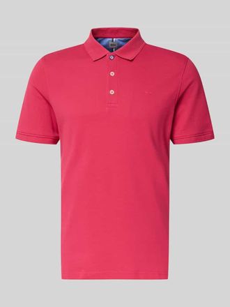 Brax Brax Slim Fit Poloshirt aus Baumwoll-Mix Modell Pete in Bordeaux, Gr&ouml;&szlig;e XXXL