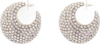Isabel Marant Zilveren Metalen Oorbellen - Doorboorde Sluiting - Dames - Oorbellen - Grijs - ONE Size - Accessoires