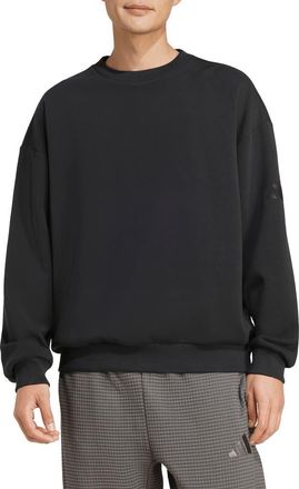 adidas Performance Crewneck Sweatshirt in Black at Nordstrom, Size Xxx-Large