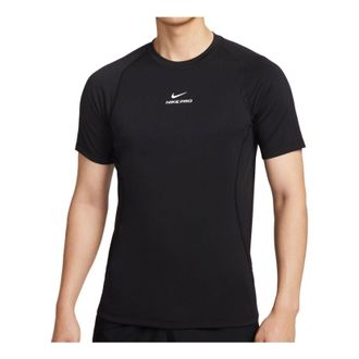 Nike Pro Training Dri-FIT T-Shirt Black White HV0410-010