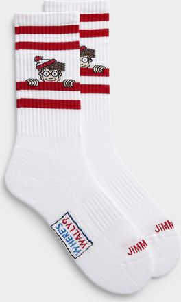 Jimmy Lion Womens Wheres Wally? athletic socks