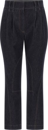 Brunello Cucinelli Equestrian Jeans Blu-Donna