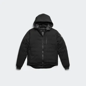 Canada Goose Manteau &agrave; capuchon Lodge, disque noir (Hommes, Oxford Navy, TTG)
