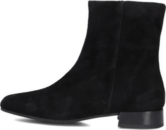 Vagabond Stijlvolle zwarte enkellaarsjes voor dames - Dames - Enkellaarsjes - Zwart - 37 EU - Wol - Schoenen