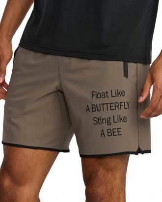 Rvca Mens Va X Ali Yogger Stretch Short In Mushroom