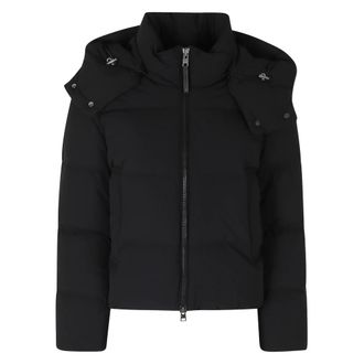 Woolrich Jassen, Dames, Zwart, M, Leer, Madison Jacket