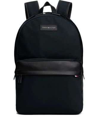 Tommy Hilfiger logo-patch backpack - Black