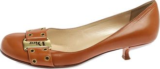 Dior Pumps con fibbia e occhielli - Marrone