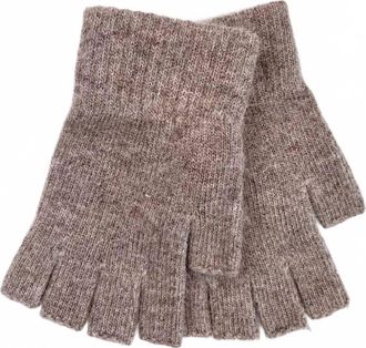 Linda Richards Womens No Fur Handwarmer In Taupe