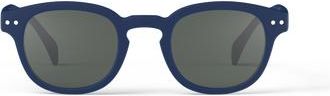 Izipizi C 47mm Square Sunglasses in Navy Blue at Nordstrom, Size +0.00