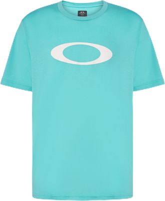Oakley Mens O-Bold Ellipse Tee, Teal Blue, Large