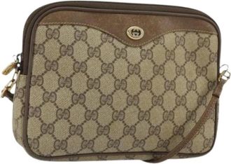 Gucci Pre-owned Cross Body Bags, female, Beige, Size: ONE SIZE Pre-owned Plastic Cross Body Bag