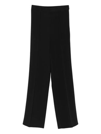 Twin-Set wide-leg trousers - women - Polyester/Elastane/Polyester - 44 - Black