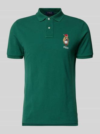 Polo Ralph Lauren Regular Fit Poloshirt aus reiner Baumwolle in Dunkelgruen, Gr&ouml;&szlig;e XXL