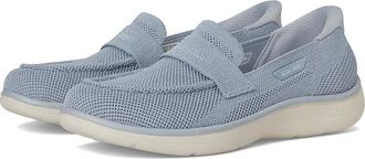 Skechers On-The-Go Hands Free Slip-ins Radiant - Bonnie Womens Shoes Slate : 9.5 B - Medium, Polyester/Textile
